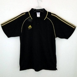 adidas（アディダス） プロフェッショナル 半袖ポロシャツ kf317-p65732 ブラック(P65732) ２XO