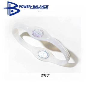 POWER BLANCE（パワーバランス） シリコンブレスレット [国内正規品] クリア S