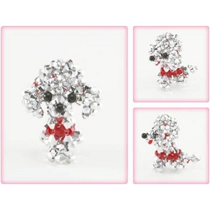 Crystal DOG&Bear�i�N���X�^���h�b�O&�x�A�j �v�[�h���E�N���X�^���iSmall�j