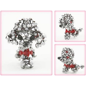 Crystal DOG&Bear�i�N���X�^���h�b�O&�x�A�j �v�[�h���E�u���b�N�iMedium�j