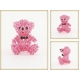 Crystal DOG&Bear(クリスタルドッグ&ベア) ベア・クリアローズ(Small)