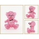 Crystal DOG&Bear（クリスタルドッグ&ベア） ベア・クリアローズ（Mediuml） - 縮小画像1