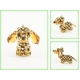 Crystal DOG&Bear（クリスタルドッグ&ベア） ダックス・ゴールドクリスタル（Small）