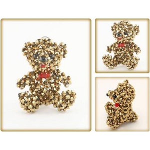 Crystal DOG&Bear�i�N���X�^���h�b�O&�x�A�j �x�A�E�S�[���h�iSmall�j
