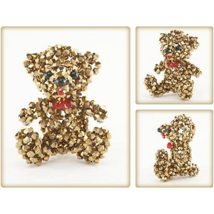 Crystal DOG&Bear�i�N���X�^���h�b�O&�x�A�j �x�A�E�S�[���h�N���X�^���iMedium�j