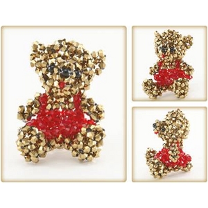 Crystal DOG&Bear�i�N���X�^���h�b�O&�x�A�j �x�A�E�S�[���h�X�J�[�g�iMedium�j
