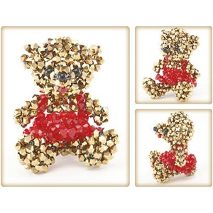 Crystal DOG&Bear�i�N���X�^���h�b�O&�x�A�j �x�A�E�S�[���h�X�J�[�g�iLarge�j