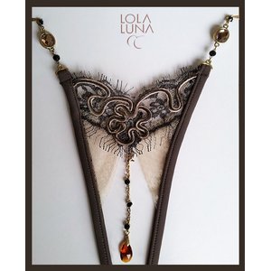 Lola Luna（ローラルナ） 【　NATACHA open　L】オープン ストリングショーツ L