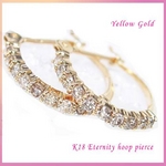 Beji(ベジ) Eternity hoop/pierce【イエローゴールド】 tj200912020be Beji(ベジ) Eternity hoop/pierce【イエローゴールド】 tj200912020be|