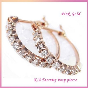 Beji(ベジ) Eternity hoop/pierce【ピンクゴールド】 tj200912020be - 拡大画像