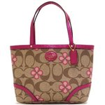 【COACH　OUTLET】コーチ ペイトン シグネチャー クローバー トップ ハンドル トート /ミニ トートバッグ　F48314 B4/P1
