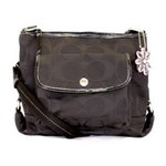 【COACH　OUTLET】コーチ デイジー シグネチャー ファイル/ ショルダーバッグF16550SV/BK