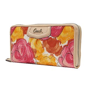 【COACH　OUTLET】コーチ　アシュリー フローラル プリント ジップ アラウンド / 長財布　F48780 SV/MC