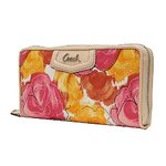 【COACH　OUTLET】コーチ　アシュリー フローラル プリント ジップ アラウンド / 長財布　F48780 SV/MC
