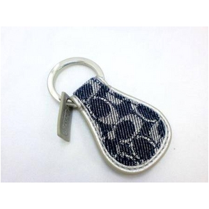 【COACH】　　コーチ　キーリング　シグネチャー ティアドロップ　キーホルダーF92699SV/DE