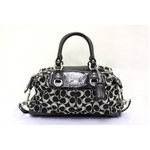 COACH（コーチ） 2WAYショルダーアシュレイ シグネチャー サテン サッチェルF15443SBWBK