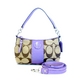 COACH（コーチ） デミ クロスボディ シグネチャー ストライプ 2WAYショルダーバック F17439SKHLL