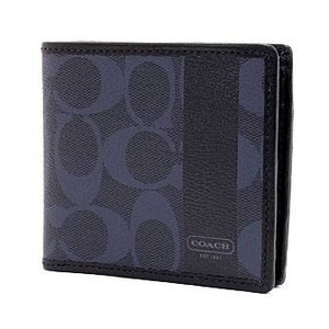 COACH（コーチ） メンズ シグネチャー ヘリテージ コイン ウォレット ／二つ折り財布 F74449SVAF5