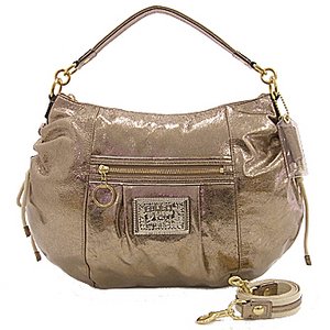 【COACH OUTLET】コーチアウトレット  ポピーレザージャージー　ホーボー /2WAYショルダーバッグ F20384EB4/BZ 