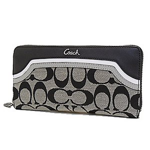 COACH（コーチ） レザー　スペクテーター　ジップ アラウンド /長財布　F47758SBWBK