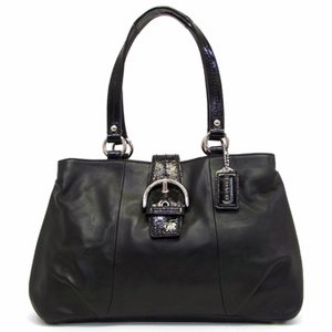 COACH（コーチ） OUTLET 　コーチ　ソーホー レザー キャリーオール /トートバック　F19248SV/BK 