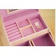 バッグ型ジュエリーボックス(宝石箱) ミラー/引き出し収納付き TR2118 ピンク - 縮小画像6