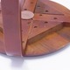 スタッキングチェア/チェスト 木製 丸型(円形) ブラウン - 縮小画像4