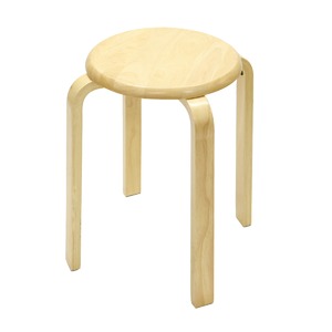 木製丸椅子 丸椅子 スタッキングチェア(ナチュラル) 商品画像