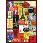 風景専門店あゆわら 《カバリーニ世界地図》Cavallini map Paris card