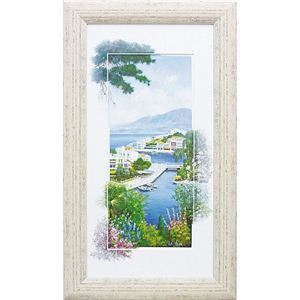 風景専門店あゆわら 《絵画》ピーター モッツ ア ビュー オーバー ミコノス