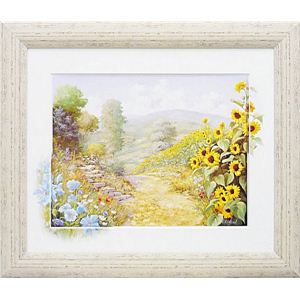 風景専門店あゆわら 《絵画》ピーター モッツ アロング ザ サンフラワー