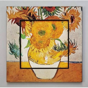 風景専門店あゆわら ビッグアート 名画ハイグロスシリーズ ゴッホ 「ひまわり」