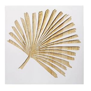 風景専門店あゆわら ウッド スカルプチャー アート ファン/ホワイト