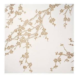 風景専門店あゆわら ウッド スカルプチャー アート ジャパニーズフラワー/ホワイト