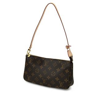 Louis Vuitton(ルイヴィトン) モノグラム アクセサリーポーチ ポシェット アクセソワール M40712 ショルダーバッグ レディース ダークブラウン