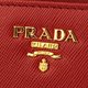 PRADA（プラダ） ラウンドファスナー小銭入れ SAFFIANO METAL 1M0268 レッド  - 縮小画像6