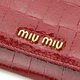 MIU MIU（ミュウミュウ） STAMPA .COCCO LUX 5M1109 長財布 レッド - 縮小画像5