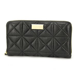kate spade（ケートスペード） SEDGEWICK PLACE LACEY PWRU3384 001 ブラック ラウンドファスナー長財布