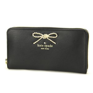 kate spade（ケートスペード） FAIR MAIDEN LACEY PWRU3576 001 ブラック ラウンドファスナー長財布