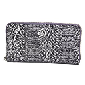 TORY BURCH（トリーバーチ） ブリトニー ラウンドファスナー長財布 41139100 506 グレー - 拡大画像