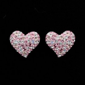 SWAROVSKI（スワロフスキー） 993487 ピアス ピンク+ホワイト ハート