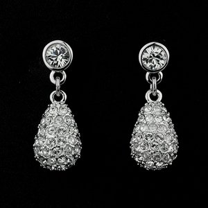 SWAROVSKI（スワロフスキー） 1075333 ピアス シルバー ティアドロップ型