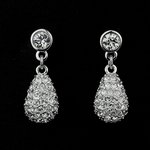 SWAROVSKI（スワロフスキー） 1075333 ピアス シルバー ティアドロップ型