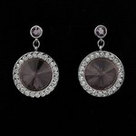 SWAROVSKI（スワロフスキー） 1110302 ピアス シルバー+パープル クリスタルモチーフ
