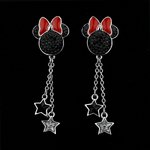 SWAROVSKI（スワロフスキー） 1112907 ピアス ブラック+レッド スターモチーフ ディズニー
