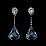 SWAROVSKI（スワロフスキー） 1119274 ピアス ブルー ドロップ型 ロジウムコーティング