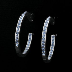 SWAROVSKI（スワロフスキー） 1126814 ピアス シルバー+ブルー ブルークリスタル