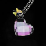 SWAROVSKI（スワロフスキー） 960041 ネックレス シルバー+ピンク クリスタル