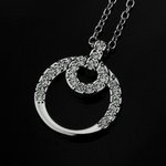 SWAROVSKI（スワロフスキー） 973772 ネックレス シルバー クリスタル パヴェ