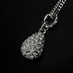 SWAROVSKI（スワロフスキー） 1023992 ネックレス シルバー ティアドロップ型 クリスタル パヴェ